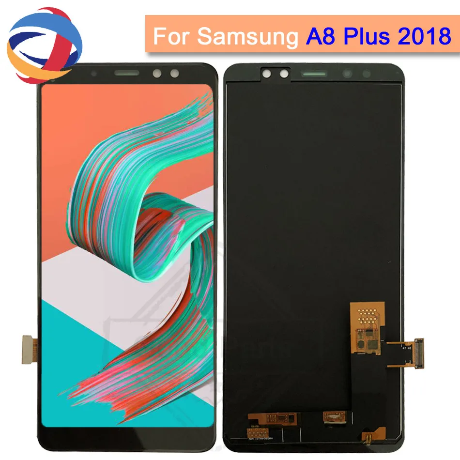 6," Дисплей ЖК-дисплей для Samsung Galaxy A8 Plus A730 ЖК-дисплей Дисплей Сенсорный экран Digitizer Замена A730F A730F/DS A730X ЖК-дисплей