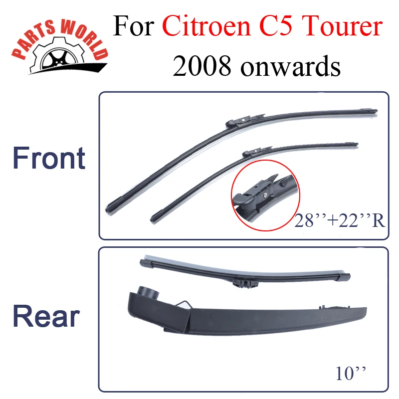 Щетки стеклоочистителя для Citroen C5 (начиная с 2008 года) 28 + 22 дюйма|wiper blade|windshield wiperwiper