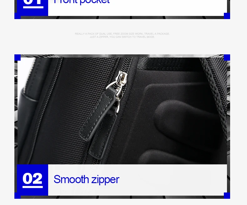 BOPAI Detachable 2 in 1 Backpack USB External Charge Laptop Backpack Shoulders Anti-theft Backpack Waterproof Backpack for Men BOPAI Detachable 2 in 1 Backpack USB External Charge Laptop Backpack Shoulders Anti-theft Backpack Waterproof Backpack for Men