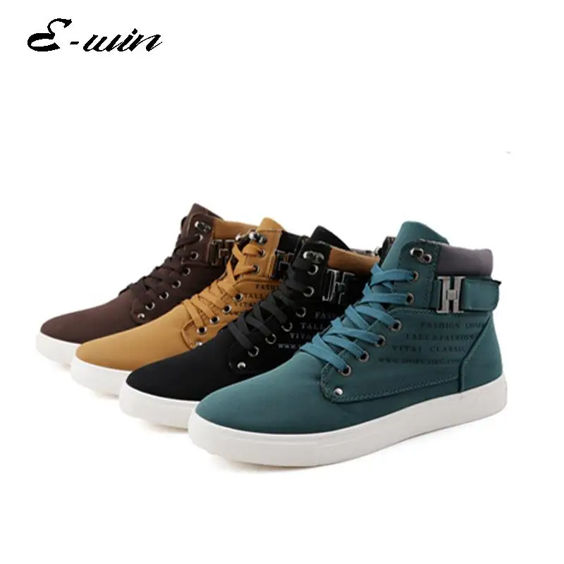 Brand Design Hot Sale Man Classical High Canvas Lace-up Vitnage Martin Boots Fashion Casual Canvas Boots 5 Colors in Plus 38-46
