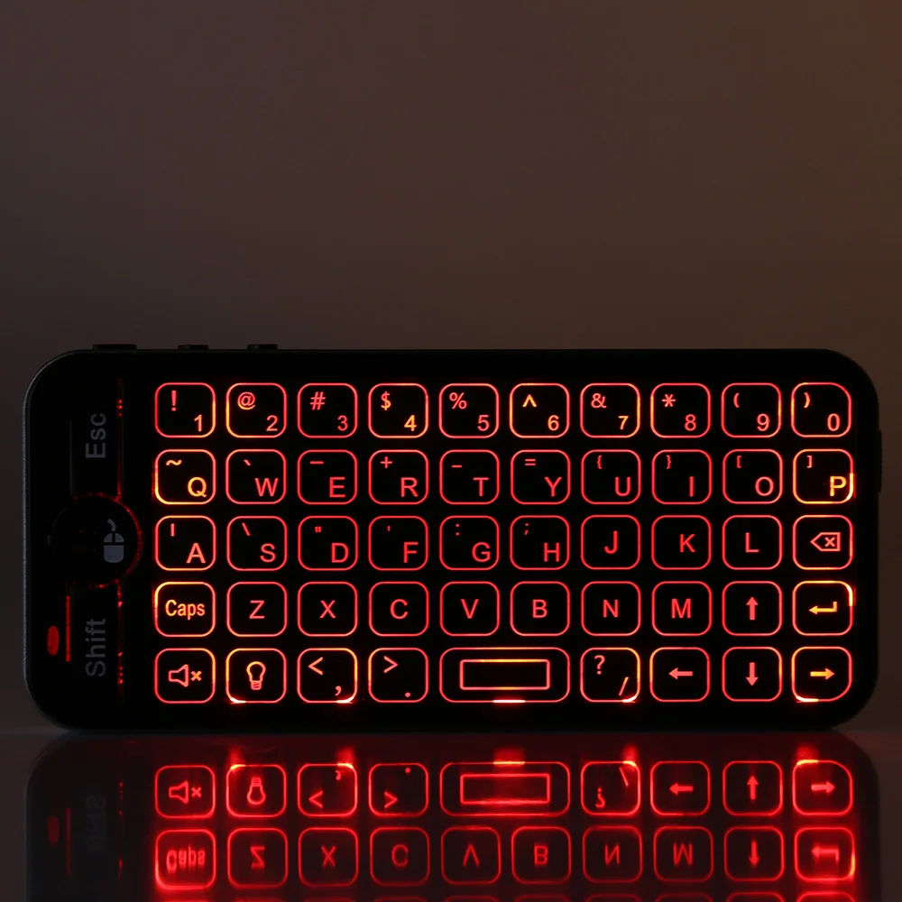 

iPazzPort KP - 810 - 16T Mini Wireless Keyboard Touchpad Backlight Remote Control 2018 Multifunctional utility pocket keyboards