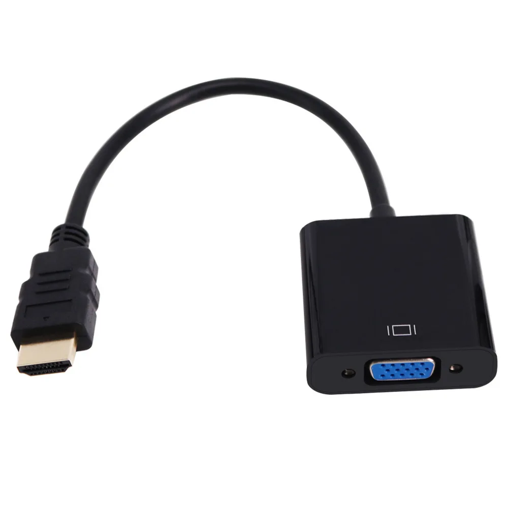 SeenDa HDMI к VGA Кабель-адаптер 1080P папа к Famale с аудио кабелем для HD ТВ xbox PS3 PS4 ноутбук ТВ коробка