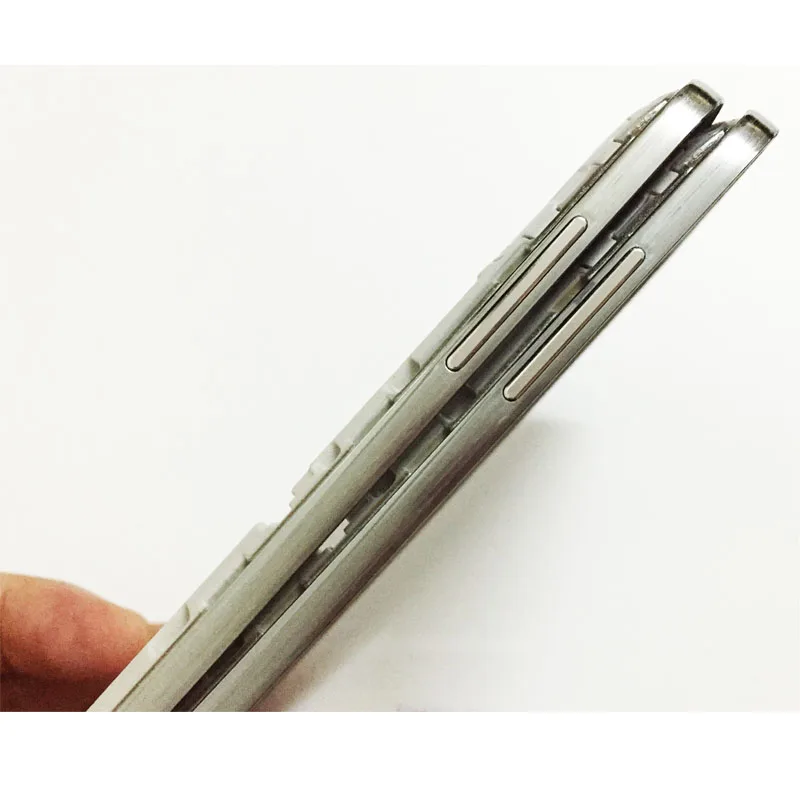 Для samsung Galaxy S4 Mini I9190 I9192 I9195 средняя рамка ободок чехол со стеклянной линзой+ ключ для боковой кнопки запасные части