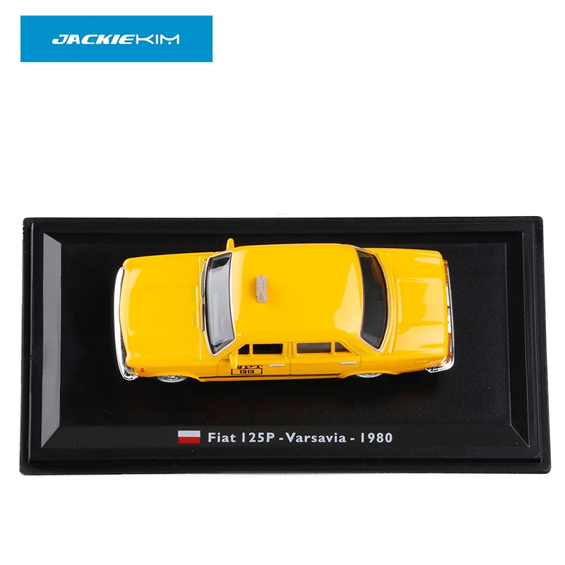 1:43 Fiat I25P польский Varsavia 1980taxi металлический автомобиль Модель игрушечных