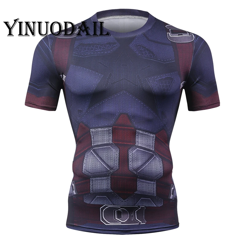 

2019 Fitness Men T Shirt Spider_man 3d Printed T-shirt Homme Black Panther Unisex Casual Short Shirt Superheroes Cosplay tshirt