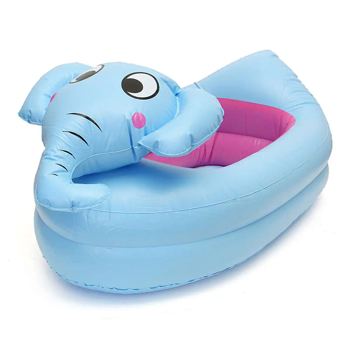 Duck/Elephant /Tadpole-Growup PVC Inflatable Safety Baby Bath Tub Shower Kids Toy Portable Cartoon Animal Washbowl Bathtub