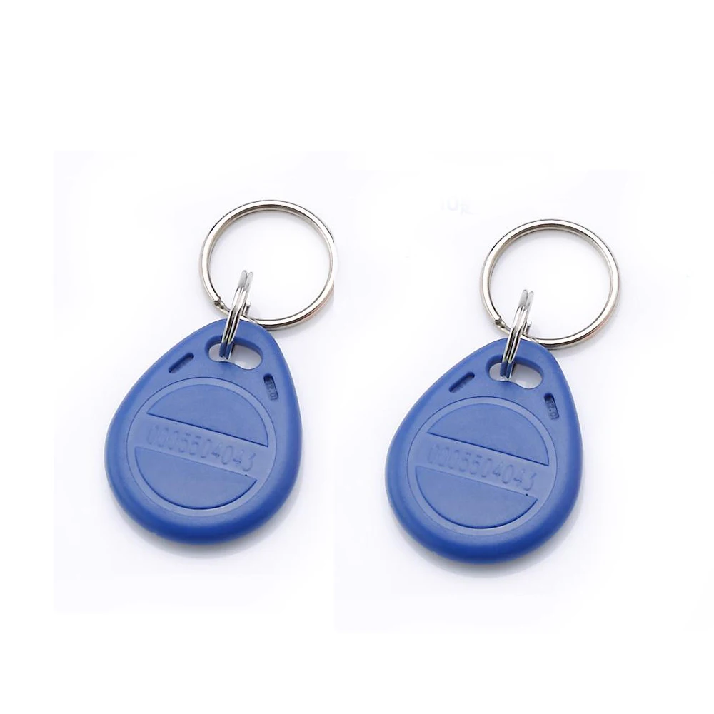 100 шт/125 кГц RFID Близость ID карты брелки электронные ключи безопасности брелки для ключей для контроля доступа время посещаемости