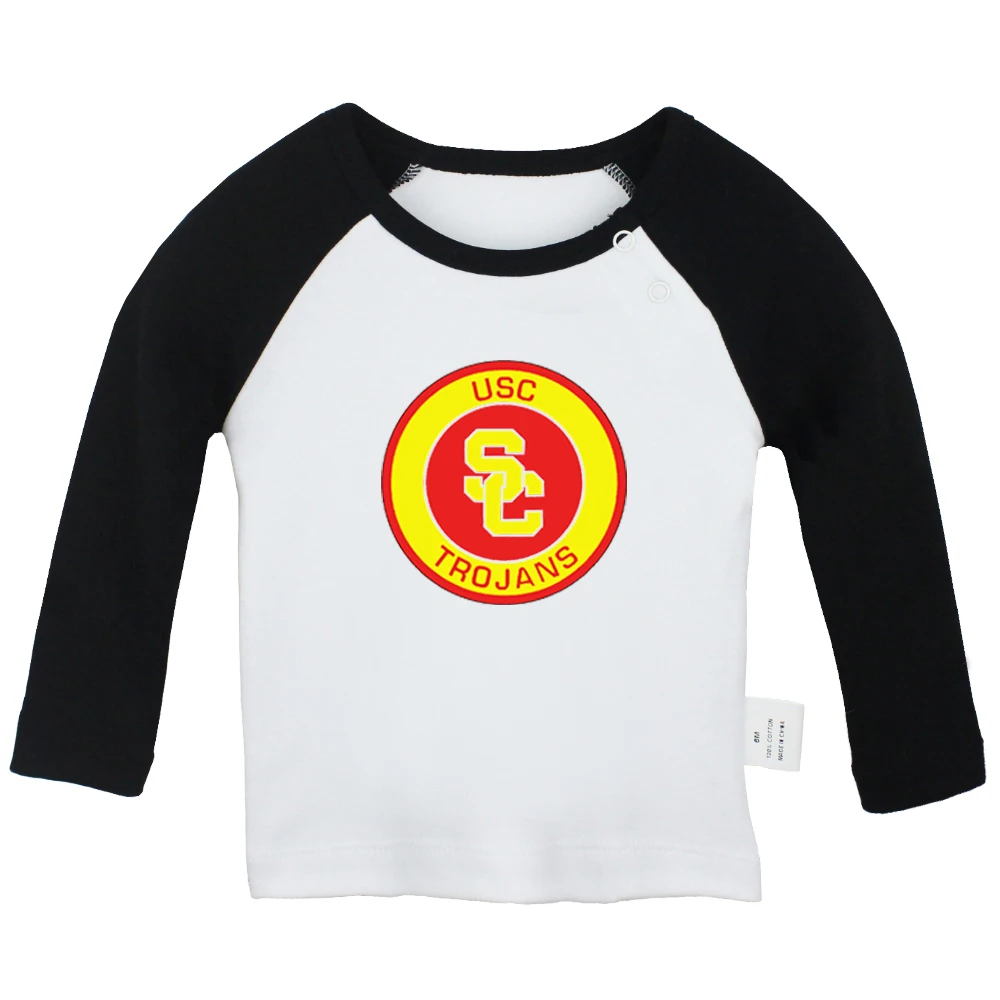 YcBabyYCB705C NCAA USC Trojans “Operation Ivy” guy Pokemon Star Wars Face Of War серые футболки для новорожденных футболки с длинными рукавами для малышей - Цвет: YcBabyYCB705C