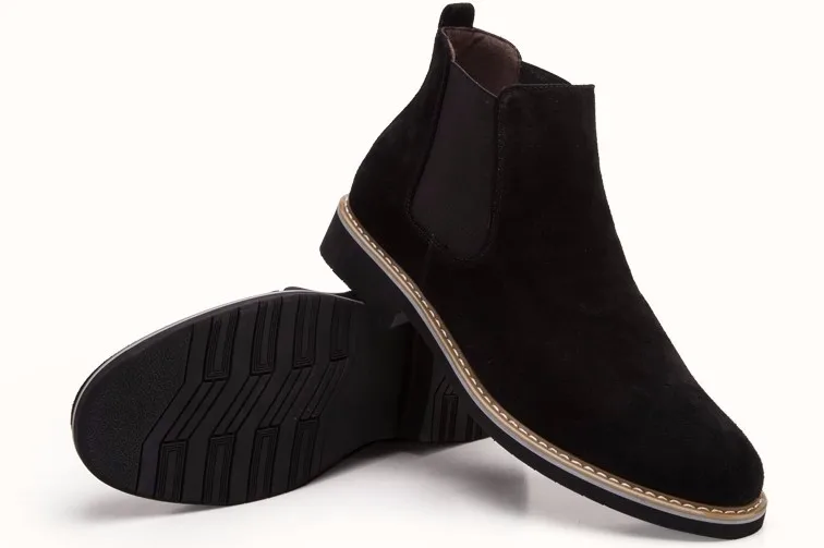 Обувь высокого качества Для мужчин Летняя обувь Открытый botaschelsea Сапоги и ботинки для девочек Мужская обувь Slip-On осень-зима Мужская обувь