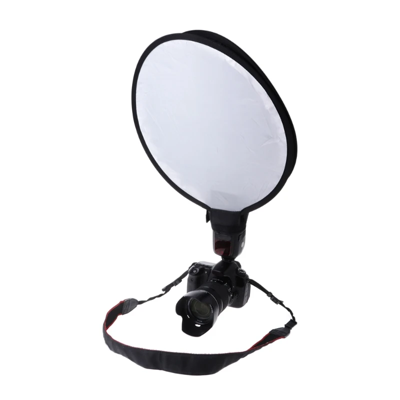 1" /40 см портативный софтбокс рассеиватель для вспышки Круглый купол Speedlite для Canon