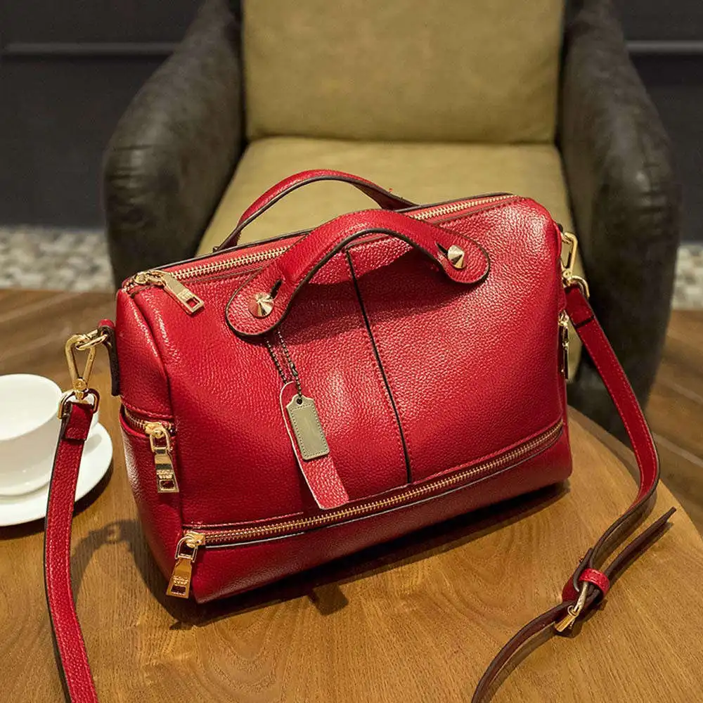 Aelicy женская сумка из искусственной кожи, женская сумка, женские кожаные сумки, женские сумки через плечо, маленькие женские сумки известных брендов - Цвет: Красный