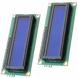 Iic/i2c/twi Lcd 1602 16x2 Последовательный Интерфейс адаптер модуль Синяя подсветка для Arduino Uno R3 Mega2560