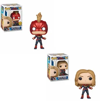 

POP! Captain Marvel 425# Vinyl Doll Boy Girl Friend Birthday Party Gift Action&Toy Collection For Movie Fans