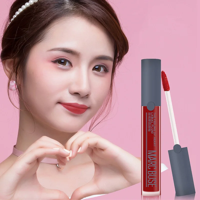

New product Sexy Matte Lip Gloss Makeup Long-lasting moisturizing Waterproof Silky Velvet Lips Glaze Tint Liquid Lipstick