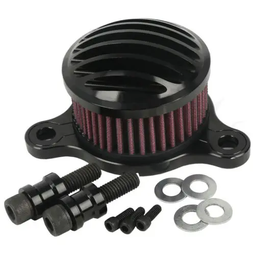 Black Air Cleaner Intake Filter system For Harley Sportster 48 72 XL883