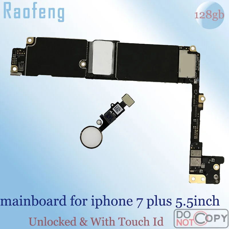 Raofeng 128 ГБ с Touch ID разблокированная материнская плата для Iphone 7 plus 5 дюймов ios работа