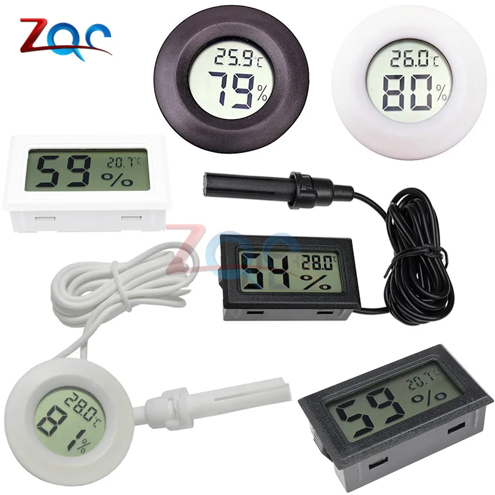 Mini Lcd Digital Thermometer Hygrometer Temperature Indoor Convenient
