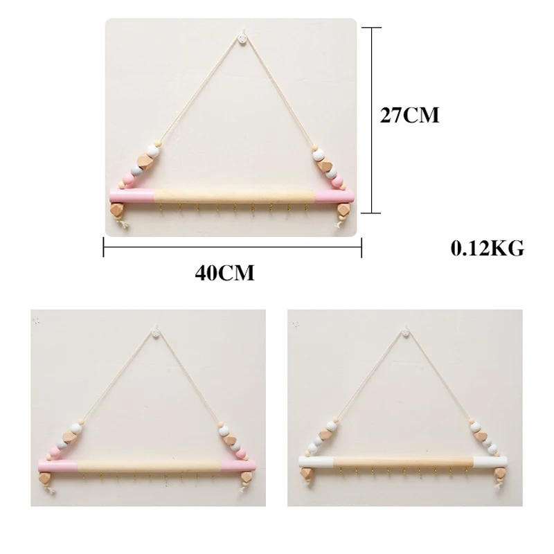 INS скандинавские деревянные вешалки для ключей, вешалка для ключей, настенная вешалка из бисера, украшение детской комнаты, одежда, шляпа, фотография, домашнее ремесло