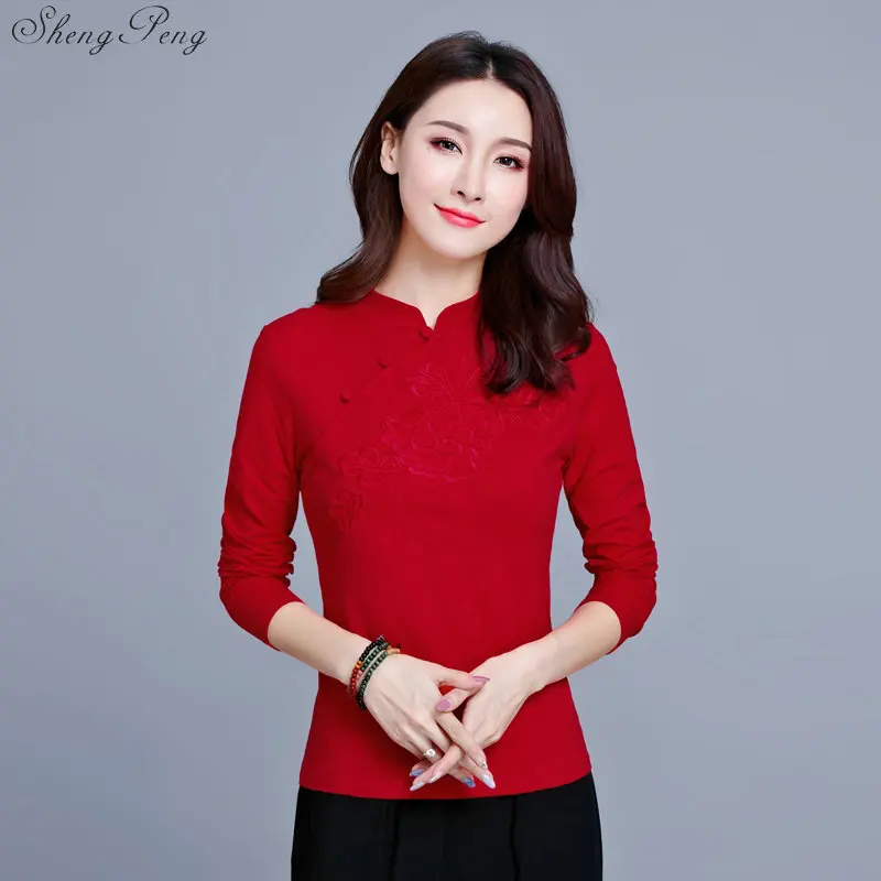 Traditional Chinese Clothing Top for Women women chinese shirt