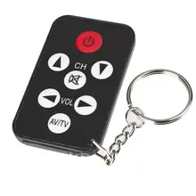 Universal Mini Smart Remote Control With Keyboard Home Automation Keychain Mini Infrared IR TV Remote Control Key Ring TV Stick