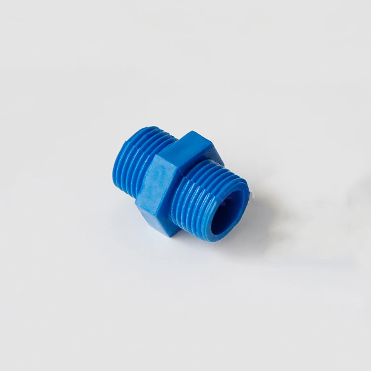 

1/2" BSP Male Thread Connection Hex PVC Pipe Fitting Reducer Water Connector For Garden Irrigation System