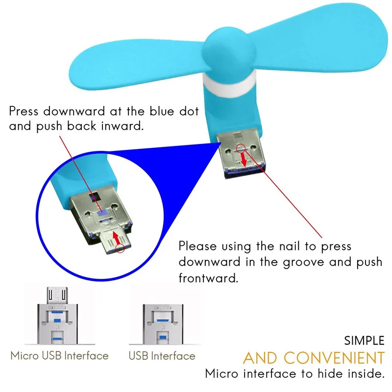 BinFul карманные вентиляторы USB гаджет портативный летний микро USB Охлаждающий вентилятор мини-вентилятор универсальный для Android OTG телефонов внешнего аккумулятора ноутбука