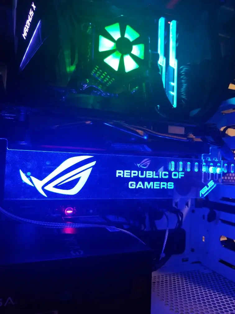 Заказ акриловый кронштейн для использования бандажа GPU карты с RGB света Размеры 280*45*6 мм исправить видео карта, совместимая AURA Системы 12 В RGB