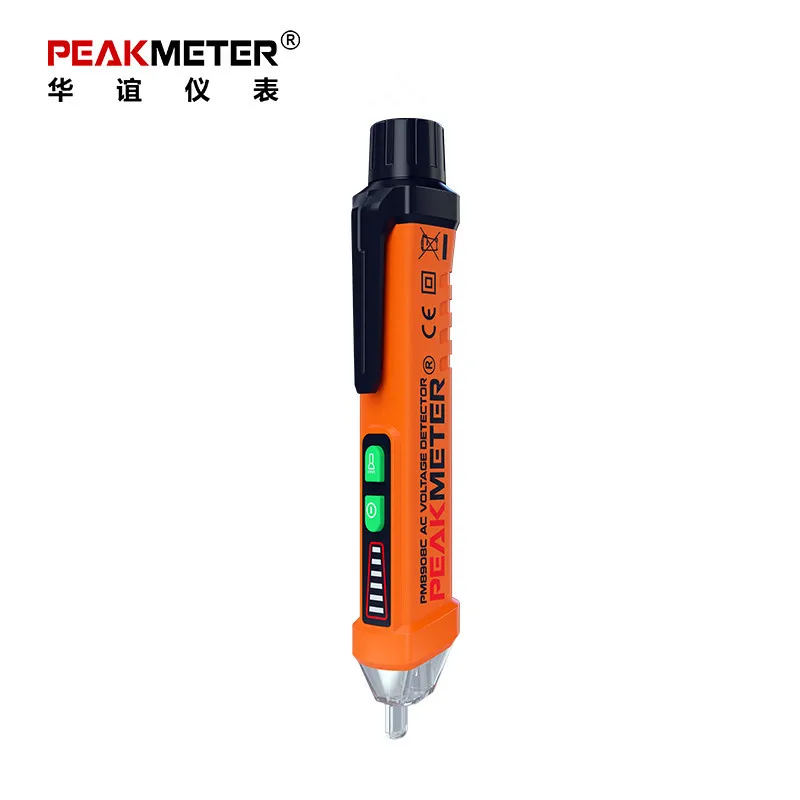 Peakmeter PM8908C 50 60 Гц AC 12 1000 В бесконтактный Тестер Напряжения Ручка детектор цепи