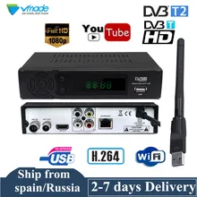 Smart DVB-T2 DVB-T Receiver HD Digital TV Tuner Receptor Youtube MPEG-4 DVB-T H.264 Terrestrial decoder TV Receiver Set Top Box Smart DVB-T2 DVB-T Receiver HD Digital TV Tuner Receptor Youtube MPEG-4 DVB-T H.264 Terrestrial decoder TV Receiver Set Top Box
