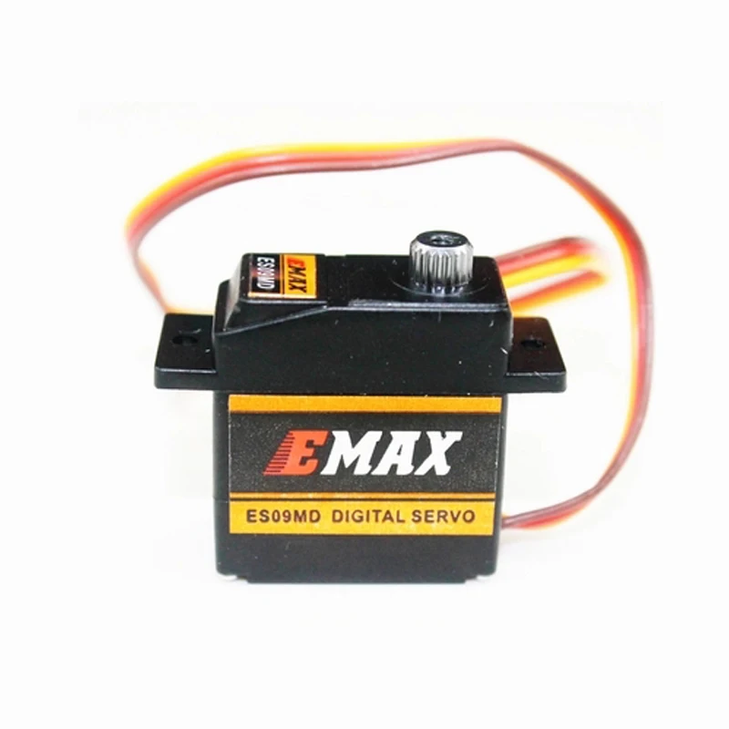 

4Pcs/lot EMAX ES09MD Dual-bearing Metal Digital Servo For TREX Align 450 Helicopter(es08ma es08md es08a)