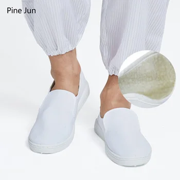 

Anti-static shoes winter warm fleece dust-free work shoes