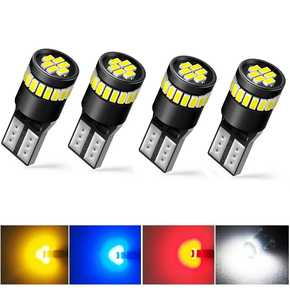 

4x W5W LED Bulb T10 Canbus 194 Car Interior Light Parking LED Lamp For BMW E46 E39 E90 E60 E36 F30 F10 E30 E34 X5 E53 F20 X3 X6