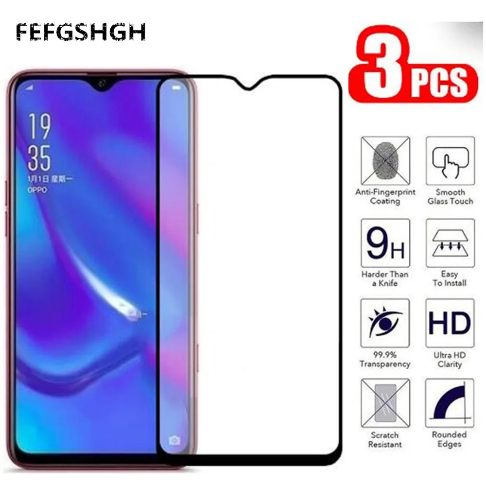 

Screen Protector OPPO RX17 Neo Tempered Glass OPPO RX17 Neo RX17Neo RX R 17 R17 Neo CPH1893 Glass Full Cover Protective Film 6.4