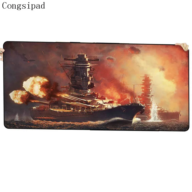 Congsipad Shop 600x300/700x300/800x300/900x400 мм коврик для мыши с запирающимися краями World of Warship