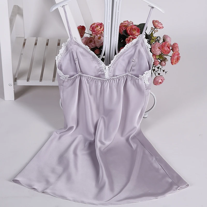 grey silk like nighdress (2)