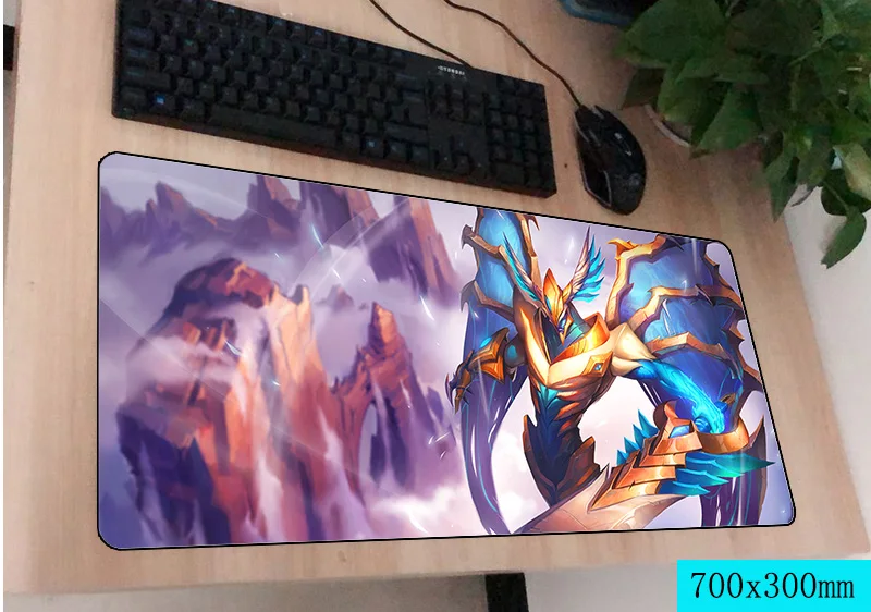 aatrox mousepad gamer 700x300X3MM gaming mouse pad large locked edge notebook pc accessories