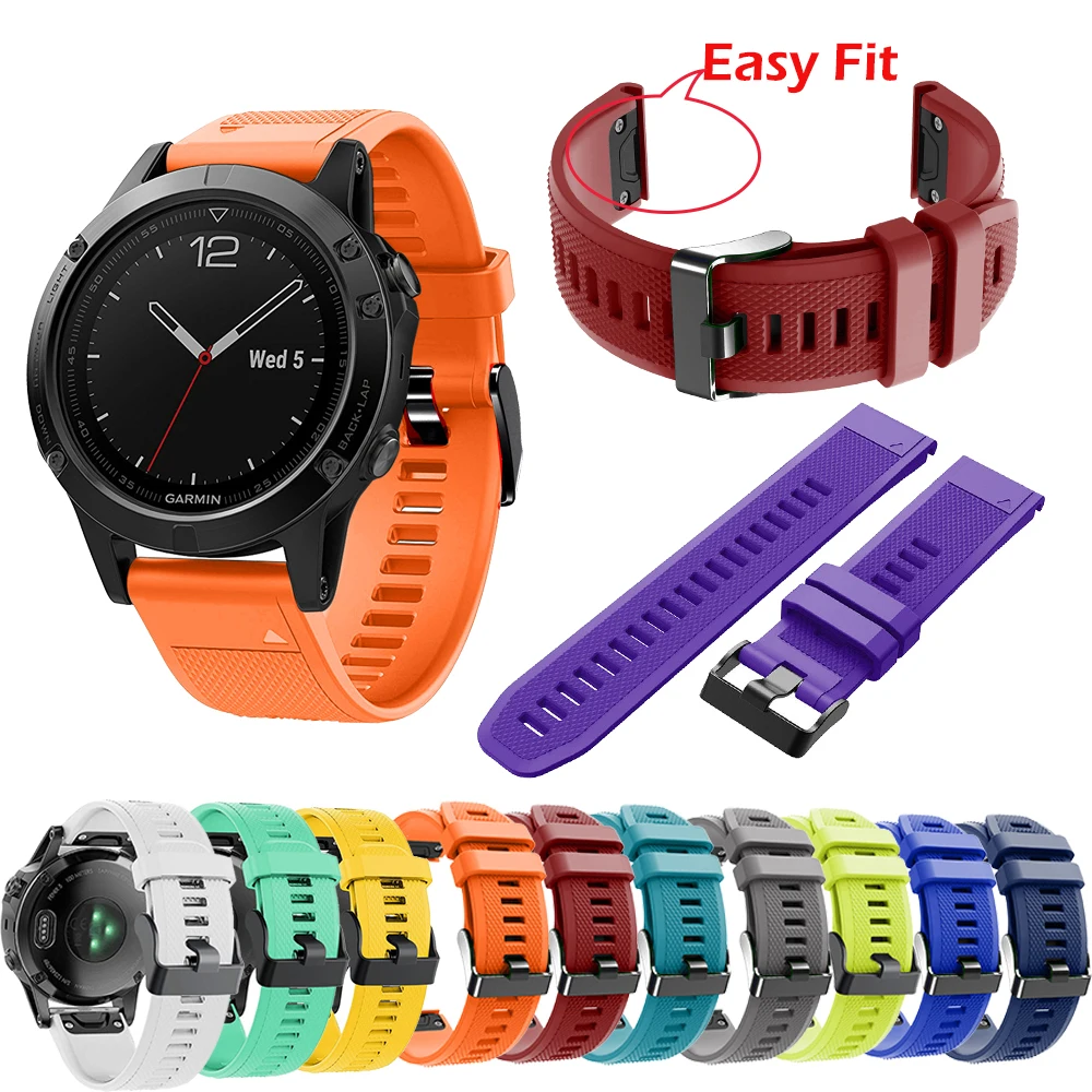 

bracelet Quick Release Replacement Easy Fit Wirstband For Garmin Fenix5/5 Plus smart watch Link For Garmin forerunner 935 Band