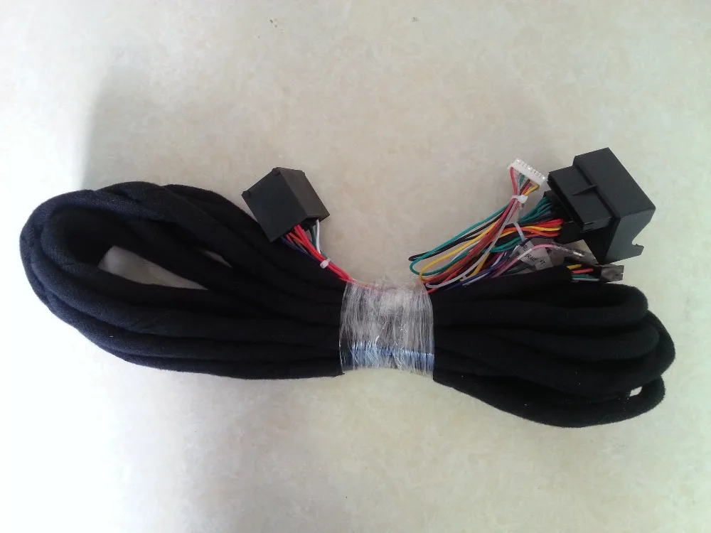 

Wiring Harness 6m Extension Power Cable A Model for our Android 7.1 7" BMW E39/E53 X5/E46 DVD with Original Amplifier in Trunk