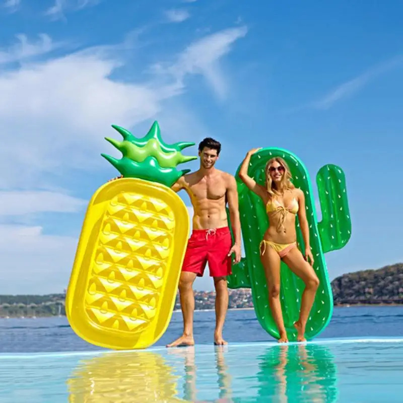 

Floating Inflatable Summer Swimming Pool Ring Circle Island Cool Water Party Toy Swim Ring Seat Boat Sport