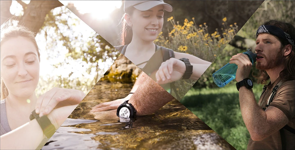 EXRIZU IP68 Смарт-часы спортивные уличные gps навигация монитор сердечного ритма Bluetooth Smartwatch Плавание Туризм компас альтиметр