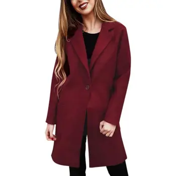 

Fashion Long Sleeve Slim Jacket Office Lady Outerwear Women Elegant Pocket Casual tops
