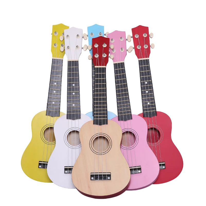 21 дюймов одежда для детей; одежда для малышей; Разноцветные гитара укулеле Rhyme развивающая музыкальная звуковая игрушка Детский подарок игрушечный музыкальный инструмент, TC0005