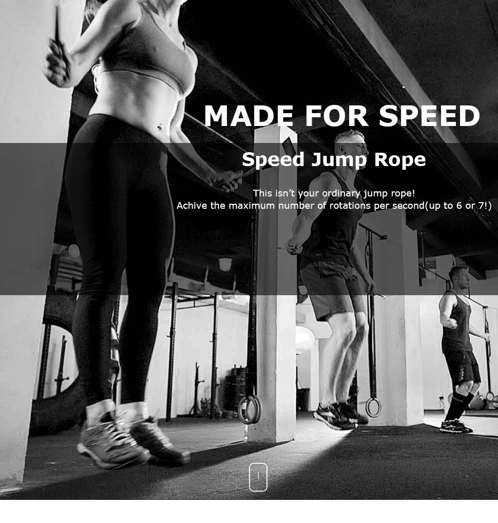 YOUGLE Adjustable Steel Wire Skipping Jump Rope Fitnesss Equipment Skip 3m