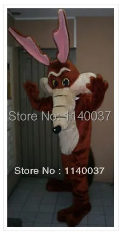 

mascot COYOTE MASCOT Adult Size Cartoon Character Mascotte Outfit Suit EMS FREE SHIPPING