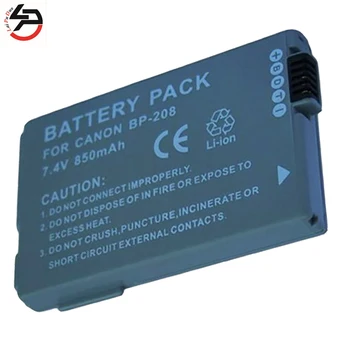 

Laipuduo 850mah 100% brand new Replacement Camera Battery For Canon BP-208 DC230 MVX430 S1 FVM300 DVS1 DC10 DC19 DC20 DC21 DC95