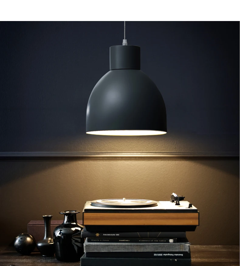 

IWHD светодиодная Подвесная лампа в скандинавском стиле с железными лампами, модная Подвесная лампа для спальни, современная кухонная лампа для гостиной, приспособление для домашнего освещения