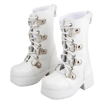 

[wamami] 17# White 1/3 SD DZ DOD BJD Dollfie Synthetic Leather Boots/Shoes