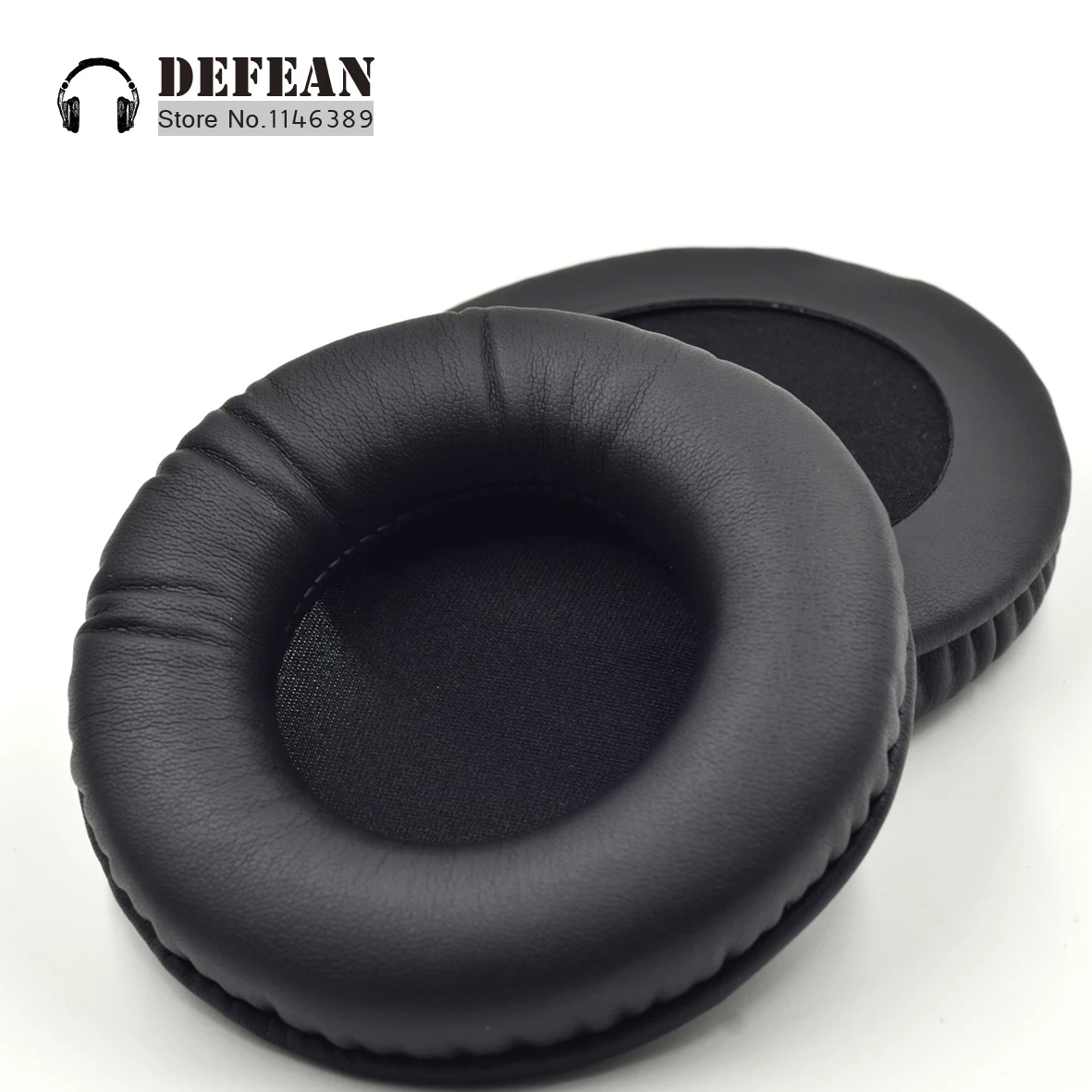 110mm black replacement cushioned ear pads earpads pillow for
