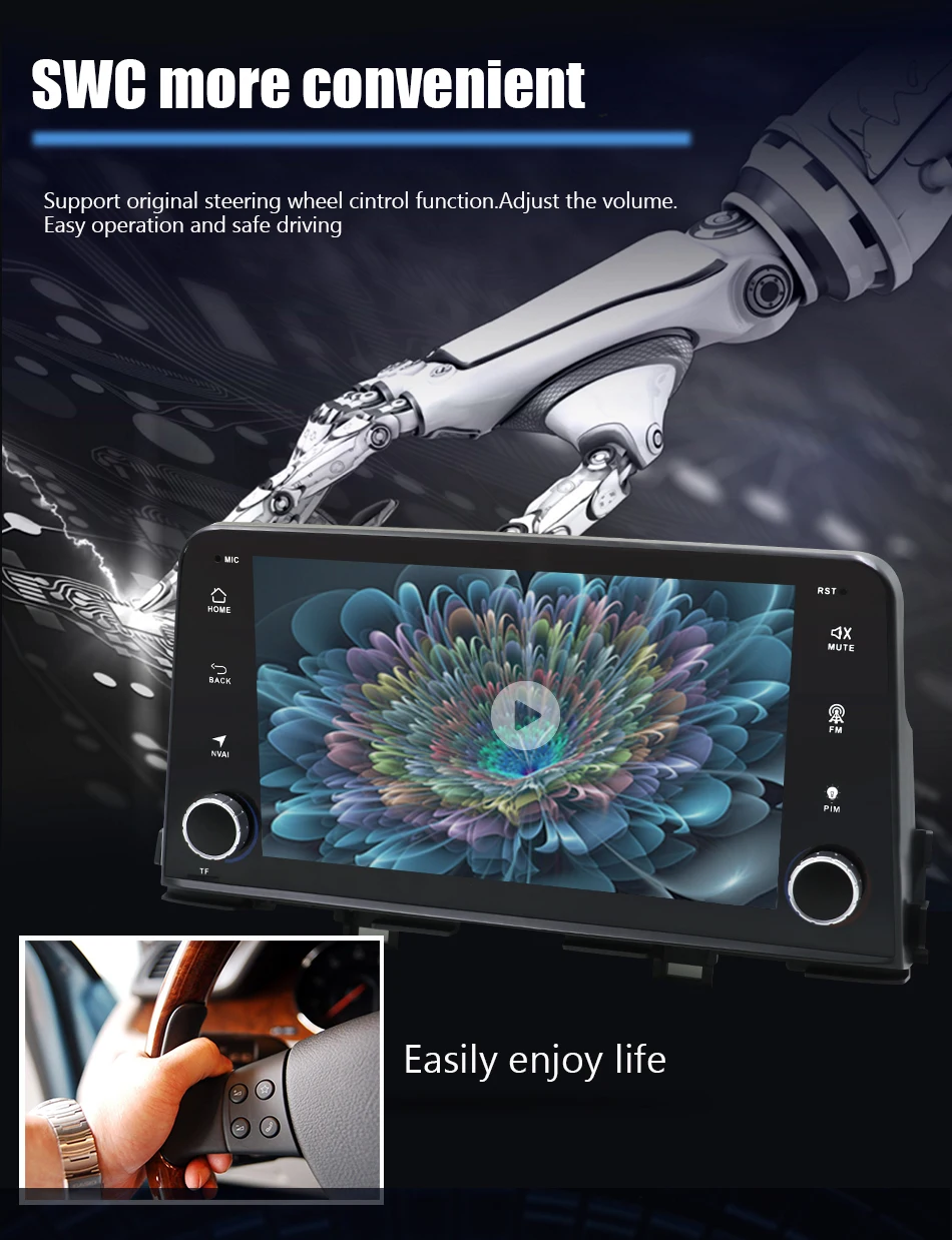 Excellent Android 9.0 Octa 8 core car dvd for Kia Picanto morning 2017 2018 GPS gps navigation car multimedia player video radio player 13