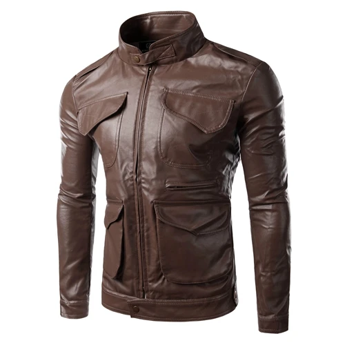 Новинка 2017 года minanser модные Для мужчин мотоциклетная куртка для отдыха удобные Для мужчин Кофта для отдыха британский стиль куртка Размеры